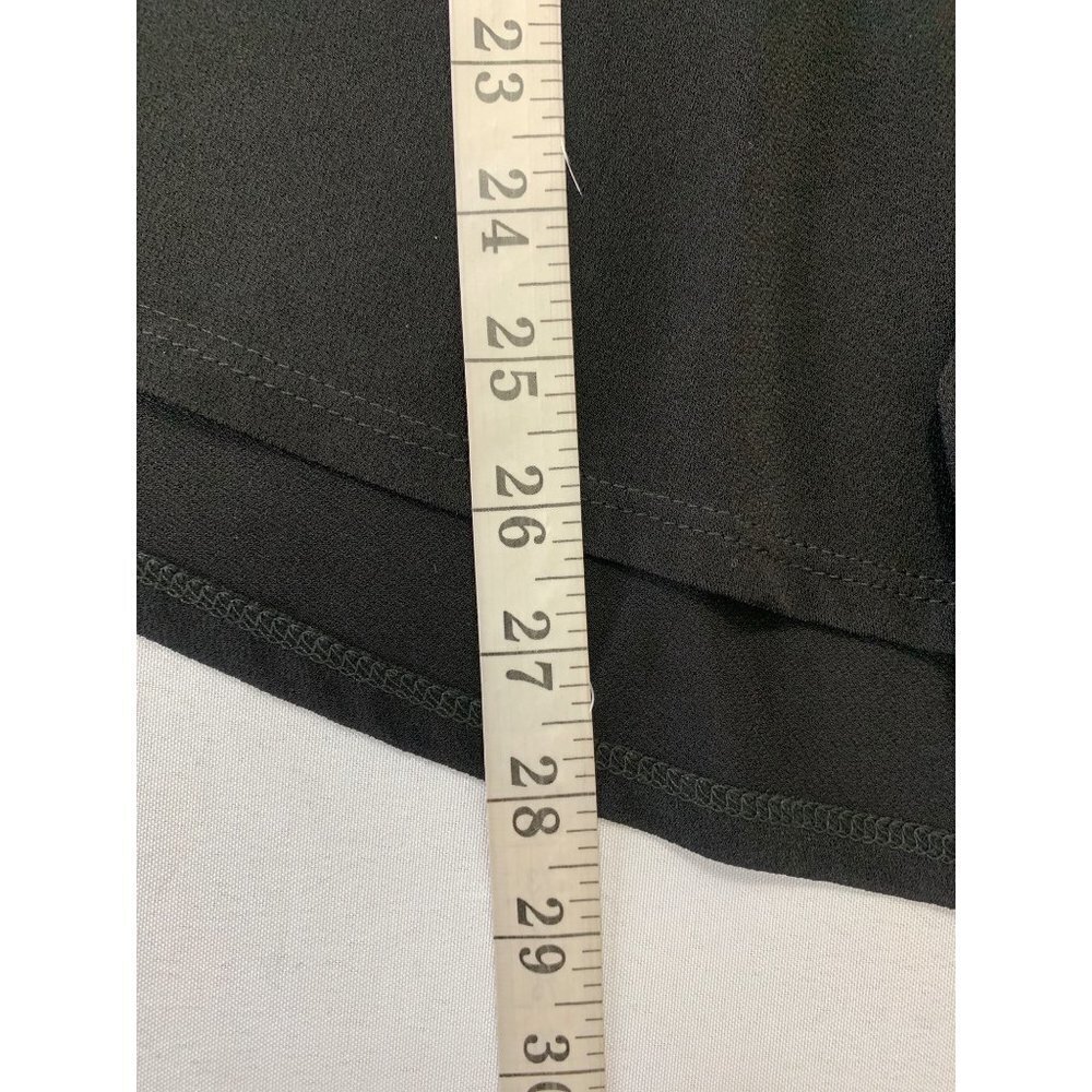 Roz & Ali Women's Black Zipper Blouse - Picture 6 of 6